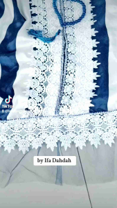 Mukena Siffon Sutra Kombinasi Mutiara: Desain Elegan & Berkualitas Tinggi