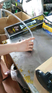 Còi sinh hơi inox dài 45cm kèm bình hơi 12v 24v cho xe chỉ cần ắc quy. âm thanh như kèn hơi ..kèn sinh hơi/ mô tơ sinh hơi nhỏ