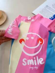 Jerry Kids Đồ Bơi Cho Bé Gái Bé Trai Thiết Kế Dáng Liền Thân Chất Vải Thun Cotton Lạnh Có Khoá Kéo