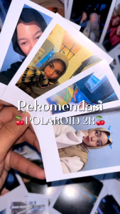 Cetak Foto Polaroid 1 Hari Jadi - 100 Lembar 2R Glossy Tebal 260 Bisa COD Free Ongkir