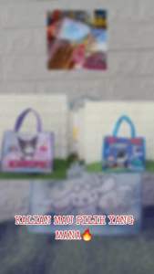 (Isi 10pcs) Goodie bag karakter | Tas Hampers Ultah | Muat KFC nasi bento