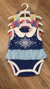 ชุดบอดี้สูท 3 ชุด ฟรุ้งฟริ้ง สวยหวาน น่ารักมาก ชุดเด็กผู้หญิง เสื้อผ้าเด็กผู้หญิง เสื้อผ้าเด็กแรกเกิดถึง 9 เดือน มีสต๊อกพร้อมส่ง มีเก็บเงินปลายทาง