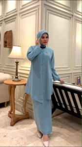 Hanifa Fashion Elvina: Desain Melayu Polos & Baju Kurung Melayu Adem