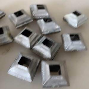 Ornamen pagar Cincin piramid 12mm (10pcs) // cincin Nako piramid // cincin basket piramid