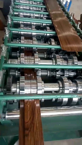 รั้ว ระแนง เมทัลชีท ลายไม้สักเข้ม หนา0.35มิล🔥10-13-17cm.☄️ราคาส่งโรงงาน