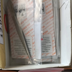 Hilbro TISSUE FORCEP 1x2T STR. แบบมีเขี้ยว ตรง