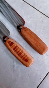 Pisau Dapur 9inchi Baja HSS Bilah ex Gergaji Batu