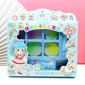 OHHDEER Kawaii Clear Round Love Acrylic Keychain Pendant Diy Idol Photo Sticker Decoration Card Hanging Chain DIY Keychain