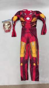READY STOCK Cosplay Kids Iron man muscle Superhero Costume