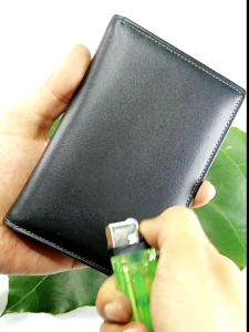 Dompet Kulit Pria 3/4 Lipat 3 Kulit Sapi Garut