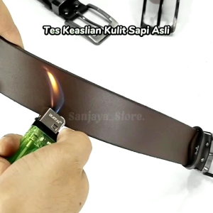 Ikat Pinggang Pria Kulit 100% Full Kulit Selapis Sabuk Pria Dewasa Kulit Sapi Gesper Cowok Kulit Keren Belt Laki-Laki Jumbo