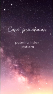 Pasmina Instan Mutiara Zaura Hijab Instant Kerudung Jilbab Instan