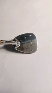 Sosodok & Spatula Stainless Steel Pegangan Kayu Ukuran Kecil