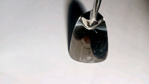 Sosodok/spatula/sodet stainless steel pegangan kayu ukuran kecil