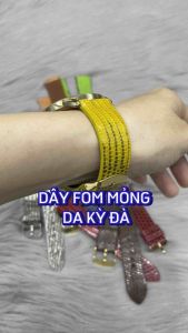 [PHOM MỎNG] Dây Da Đồng Hồ Nam Nữ Dây Đồng Hồ Da Kỳ Đà Size 1214 16 18 19 20 21 22 24mm Khóa Kim Gắn Chốt Kèm Cây Tháo Dây Tiện Lọi Songhan Leather