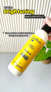 ( per pcs ) body lotion collagen haniku plus vit e BPOM / brightening body lotion spf 45+