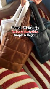 Hand Bag Wanita Puffy Pouch Kosmetik Korea Lucu Aestethic - Helwa ID