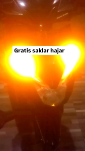 lampu sen Dajjal 45 mata+plaser cr7=✓gratis saklar hajar