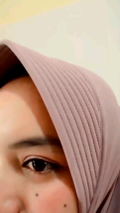 COD kerudung HIJAB bergok jersy hamidah /  hijab bergok jersy l varian warna mocca / jilbab sprot jersy permium