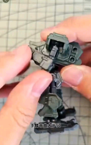 Armored Core / Front Mission Style Mobile Mecha Suit with Pilot compatible with Diaclone MFT Lost Planet 1/60 Scale Model
