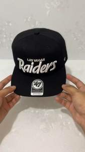 TOPI PRIA SNAPBACK LOGO BORDIR RAIDERS BAHAN KATUN TEBAL FULL TAG FULL LEBEL SETELAN EJASTABEL