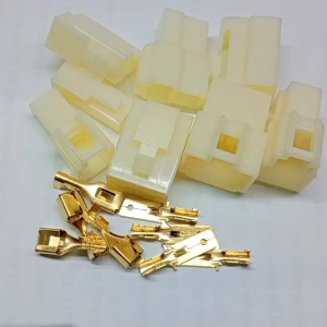 Giắc điện xe loại 1/2/3/4 chân cos 6.3 chọn theo bộ đủ vỏ và chân