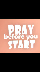 TruthSeekers 6pcs/set PRAY BEFORE YOU START Waterproof Vinyl Stickers