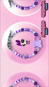 Gelang Violet Purple Powerpuff (13cm) NETCUTE: Aksesoris Anak yang Unik