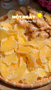 Mứt Gừng Huế Lát Mỏng Loại Ngon Đặc Biệt