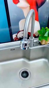 3 MODE WATER-SAVING 360° DEGREE ROTATING ANTI-SPLASH Kepala paip jimat air anti percikan Boleh laras sehingga 360 darjah