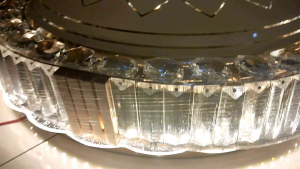 Lampu hias plafon kristal Full LED 98609P 6889 41692098613/ 50Cm deko ruang tamu keluarga kamar tidur teras