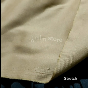 Kain TWILL COMBED Stretch per 125 cm bahan Celana Chinos PDH PDL Cargo Slimfit Jas Rompi dll Pilihan Warna Krem, Abu, Hitam Gaya Slimfit Internasional - Lazada