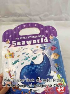 [SG Stock ]Portable Reusable Jelly Sticker Book Activity Book Goodie Bag for Kids Educational Toys Sticker Book