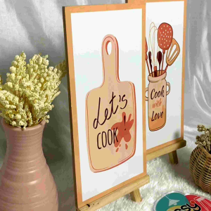 TENNESY HIASAN DINDING KITCHEN UTENSIL ALAT DAPUR WALL DECOR 15x30CM PAJANGAN KAYU POSTER DEKORASI DINDING DAPUR KAMAR TIDUR RUMAH