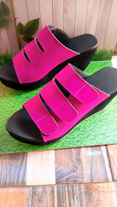 FITRIYAH.OLSHOPP WEDGES Wanita Kondangan Wedges Simpel