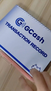 Gcash Transaction Record Book A5 size 50 & 100 leaves FRONT PRINT ONLY NOT BACK TO BACK