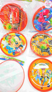1pck CATCHING BALL WITH LIGHT FOR BOYS(Random Character)/loot bag fillers/paninda/giveaways/party favors.