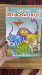 BUKU ANAK MEWARNAI DINOSAURUS