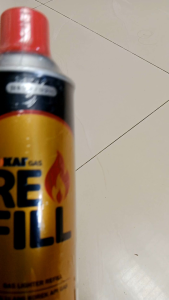 gas isi pemantik untuk arang