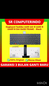 Keyboard Toshiba L40B L40-B L40D-B L40DT-B E45 E45W FRAME - Black