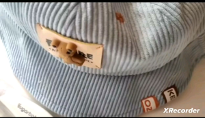 CAE - Topi Anak 0-2 tahun Future Bear Corduroy Bucket Hat Import