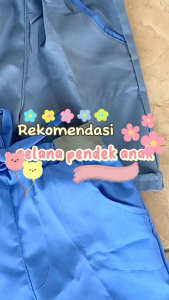 CELANA PENDEK ANAK LAKI PEREMPUAN BAHAN KATUN UNTUK ANAK USIA 1-4 TAHUN