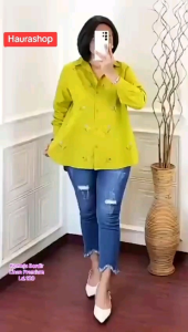 Atasan Kemeja Bordir Katun Linen Impor Muat Dari BB 40 Kg - 80 Kg