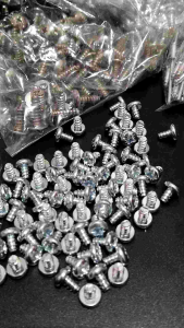 sekrup kepala bulat drat pendek isi 10 baut Isi 20 baut