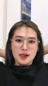 Kacamata CAT EYE MINUS 0.25 S/D 6.00 Frame 95920 Minus Photocromic Korea Style Viral Termurah