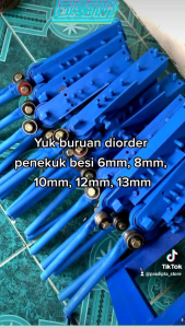 (Terlaris) Alat penekuk besi beton untuk besi 6mm 8mm10mm13mm
