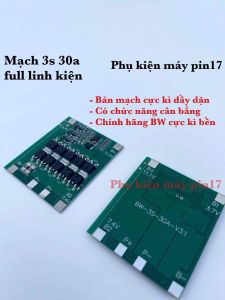 Mạch 3s 30a v3.1 chính hãng Bw full linh kiện có cân bằng