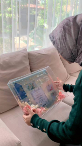 UNDANGAN PERNIKAHAN RESIN ART MAHAR KENANGAN CUSTOM 40X30 CM - BINGKAI MAHAR RESIN