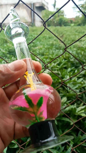 Hiasan Pajangan Kaca Model Monumen Jakarta Monas