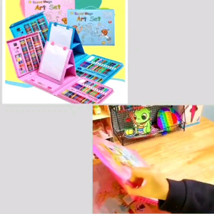 Alat mewarnai anak anak viral Art set 208pcs alat mewarnai terlaris
